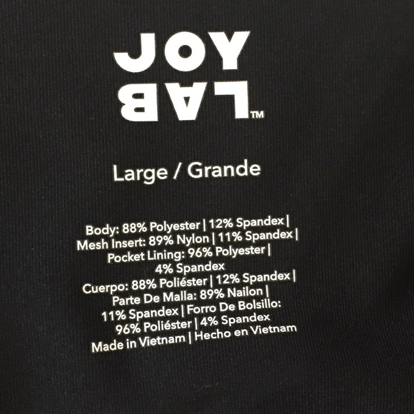 JOY LAB Metallic Shine Leggings Large - Picture 7 of 8